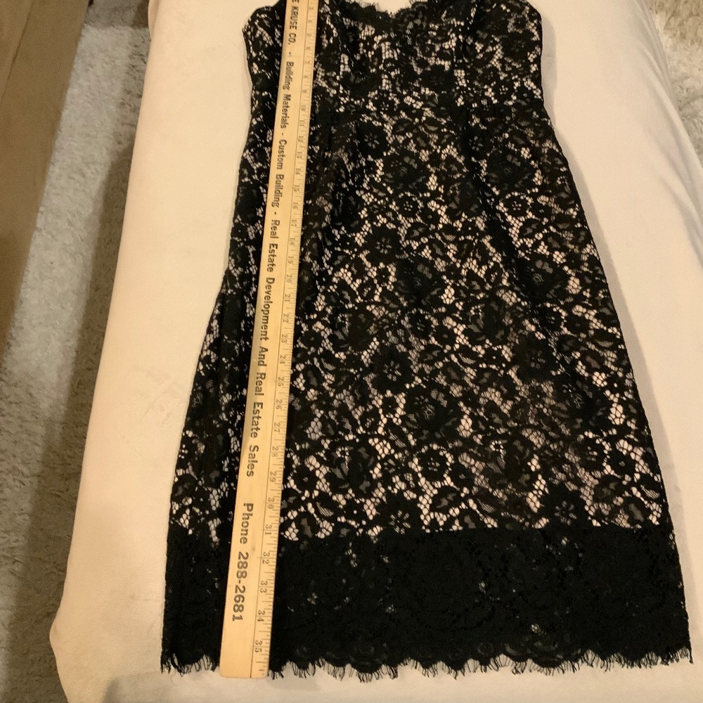 JCrew Black 10 Lace Adjustable Straps Dress Timeless Classic Wedding guest Party - Picture 6 of 11